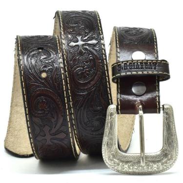 Imagem de Cinto Atrevidus Country Masculino Feminino Estampado Cruz - Atrevidu's