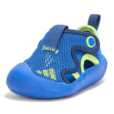Imagem de adidas Sandália antiderrapante unissex Altaventure 3, Team Royal Blue/Dark Blue/Solar Slime, 17