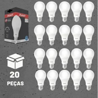 Imagem de Kit 20 Lâmpada LED Bulbo 9w 6500k AVANT