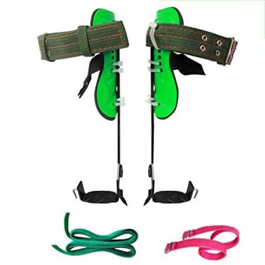 Imagem de Equipamento para subir árvores, conjunto de picos para trepar árvores, equipamento para subir árvores ferramenta para subir árvores longas ajustáveis pedal antiderrapante para coletar frutas