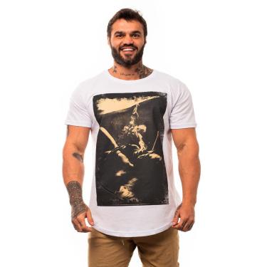 Imagem de Camiseta Longline Premium Masculina MXD Conceito Smoking Woman-Masculino