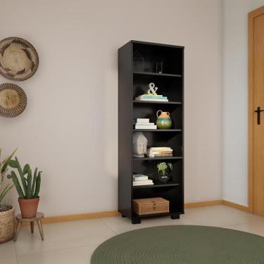 Imagem de Estante Livreiro Octavian Preto - Mobly