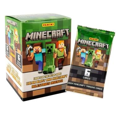 Imagem de Panini Minecraft Blaster Box – Official Trading Cards, 36 Cards per Box, Foil Parallels, Rare Inserts, Retail Exclusive