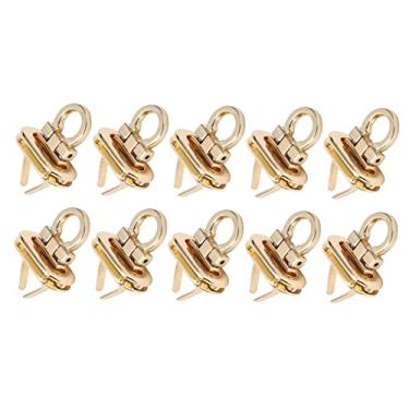Imagem de 10pcs Turn Bloqueio de Liga de Liga Robusta Fixador Trava Larga para Bolsa Bolsa Diy Turn Bloqueio Fastenerpurse Lockpurse C Amplamente e Fabricação