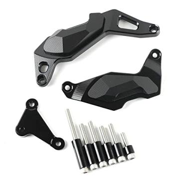 Imagem de Acc-Creativity Motocicleta CNC Alumínio Motor Crash Guard Case Frame Sliders Protector Proteção contra quedas Compatível com Kawasaki NINJA400 Z400 2018-2023 (preto)