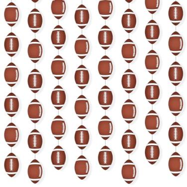 Imagem de Faccito Bandeiras de festa de futebol com tema esportivo, decorações penduradas de papel de futebol para meninos, crianças, adolescentes, futebol, festa de aniversário, chá de bebê, casa, suprimentos