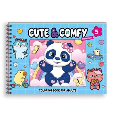 Imagem de Livro - Cute & Comfy Super Extra - Livro de Colorir Adulto - Capa Dura