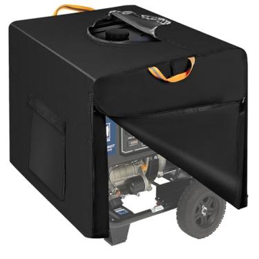 Imagem de RELEDESA Capa Para Gerador Portátil 800D Com Zíper Externo À Prova D'Água, Proteção Universal Resistente, De Poeira E Chuva, Adequada A Maioria Dos Geradores 5.000 10.000 Watts (32" C X 24" L A)
