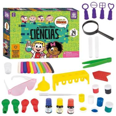 Imagem de Brinquedo Pedagógico Laboratório De Ciências Franjinha E Milena Com 24