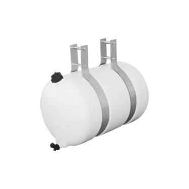 Imagem de Corote Barrica Água Plástica 40 Litros Branca - Completa - Fabbof