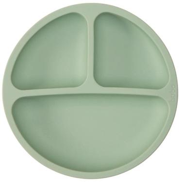 Imagem de Prato Buba de Silicone Com Ventosa Verde