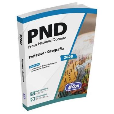 Imagem de Apostila PND 2025 CNU Professores Professor Geografia - Apcon