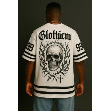 Imagem de Camiseta Streetwear Oversized Masculina glothien - swagon, M