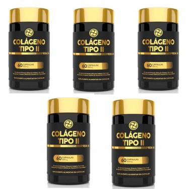 Imagem de Kit 5 Colágeno Tipo II Premium 500mg 5x60 cps Floral Ervas - Floral Er