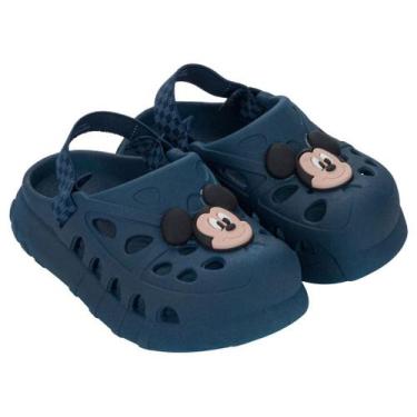 Imagem de Sandalia Babuche Bebê Sweet Hug Grendene Kids, Azul branco, 25