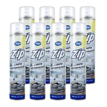 Imagem de Kit 8 ZIP Spray Limpa Estofados My Place, 300ml, Limpeza Profunda para Tecidos e Estofados, Remove Gorduras