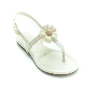 Imagem de Sandália Infantil Menina Mini Sua Cia 9131.51401 - Off White-Feminino
