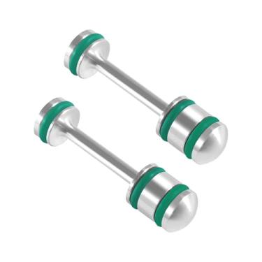 Imagem de Desviador de óleo de alumínio ls Barbell serve para motores GM de 3ª e 4ª geração, substitui LS1 LS2 LS3 LS6 L33 L92 L99 LQ4 LQ9 4.8L 5.3L 5.7L 6.0L 6.2L, pacote com 2