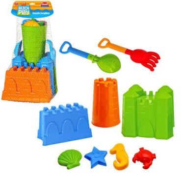 Imagem de Baldinho De Praia Castelo Torre Beach Play - Usual Brinquedos