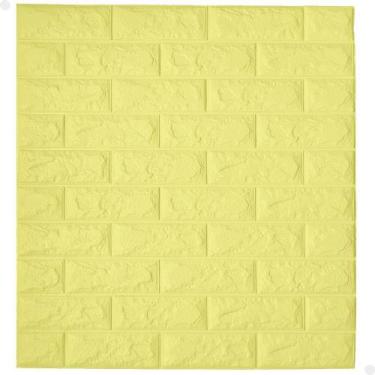 Imagem de Kit 10 Painel 3D Revestimento de Parede Tijolinho Autocolante Lorben, 