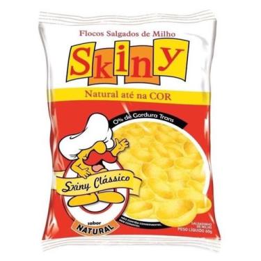 Imagem de Salgadinho Skiny 38g Sabor Natural clássico Com 30 Unidades