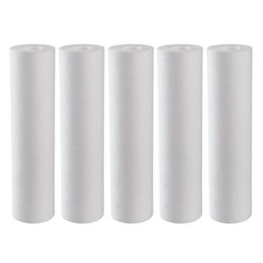 Imagem de Kit 5 Refil Cartucho Polipropileno Liso 10x2.1/2 20 Micras - BR Fish A