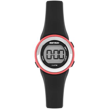Imagem de Relógio MORMAII feminino digital rosa preto MO0964/8T