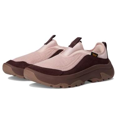 Imagem de Teva Tênis de caminhada feminino Hurricane Daybreaker sem cadarço, Mogno profundo/rosa fumê, 37