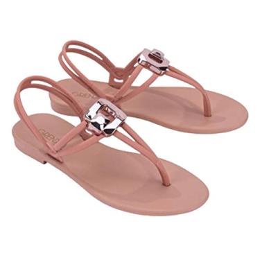 Imagem de Sandália Feminina Rasteirinha Grendha Cacau Contemporânea