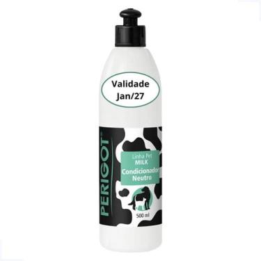 Imagem de Condicionador Neutro Milk 500ml Perigot Banho Tosa para Pet Cães Gatos