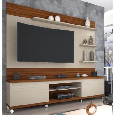 Imagem de Home theater Giga cedro off white/freijo - Giga Móveis