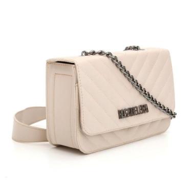 Imagem de Bolsa Clutch Bordada Off White Pequena Transversal Luxo - FennyShoes, 