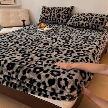 Imagem de Capa protetora de colchão acolchoada respirável para cama, capa decorativa, bolsos profundos, acolchoada e silenciosa, lavável na máquina - marrom - 1||Queen: 150 x 200 cm (conjunto de 3 peças)