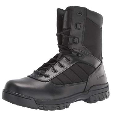 Imagem de Bates Bota militar masculina tática esportiva ultralite de 20,32 cm com zíper lateral, Preto, 7.5 X-Wide