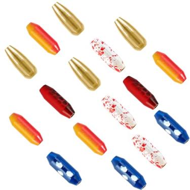 Imagem de Dr.Fish Pacote com 50 corpos de iscas de pesca de latão, acessórios para fazer spinner, em forma de pílula, pesos, iscas, acessórios, suprimentos, peças faça você mesmo