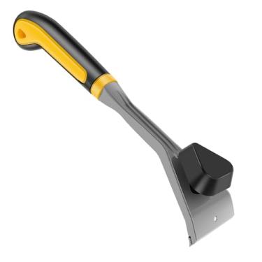 Imagem de Raspador ergonômico de carboneto, ferramenta raspadora de tinta, raspador de carboneto antiderrapante com alça de plástico, ferramenta raspadora de uso em várias superfícies para remoção de ferrugem e