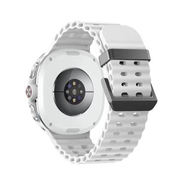 Imagem de Pulseiras esportivas Ocean compatíveis com Samsung Galaxy Watch 8 de 40 mm e 44 mm/8 Classic de 46 mm, sem lacunas, para Galaxy Watch 8 Classic/ 8 para homens e mulheres