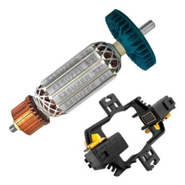 Imagem de Induzido Porta Escova Para Serra Mármore 1548 Bosch Gdc 14-40 220v - S