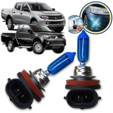 Imagem de Lampada Super Branca Farol de Milha H11 8500k MitsubishI L200 - Tech-O