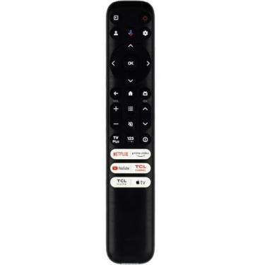 Imagem de Controle remoto de substituição RC813 para todas as TVs TCL Android/Google, compatível com as séries Q/S/FHD/UHD/QLED sem comando de voz