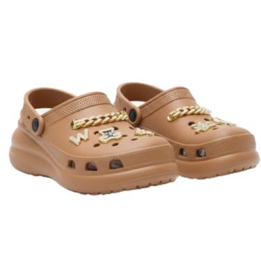 Imagem de Babuche Eva Plataforma Feminina C/Decorativos Sandália (Caramelo, BR, Adulto, Faixa Numérico, 33, 34)