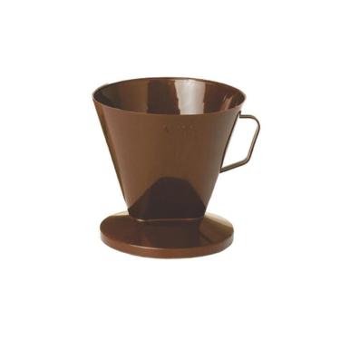 Imagem de Porta Filtro/Coador De Cafe 102 De Plastico Marrom 13X10,5Cm