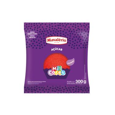 Imagem de Açúcar Granulado Vermelho 300g - Mavalério