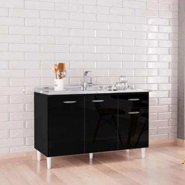Imagem de Balcao Para Pia/Cuba 1,20 434 Preto
