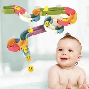 Imagem de Brinquedos de banho infantil DIY Slide Indoor Cachoeira Montagem Faixa