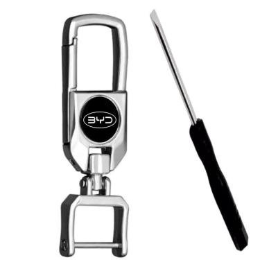 Imagem de Chaveiro Carro Aço Cromado - Modelo Han - 8cm