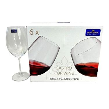 Imagem de Conj 6 Taças Cristal Gastro For Wine Tit Vinho Tto 580Ml