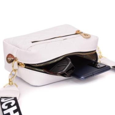Imagem de Shoulder bag Bolsa feminina Transversal - Franca Bags, Branco