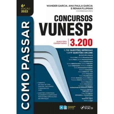 Imagem de Como Passar Em Concursos Da Vunesp - 3.200 Questões - 06Ed/22
