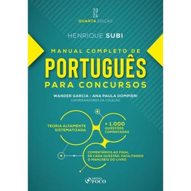 Imagem de Manual Completo De Portugues Para Concursos-(9509)